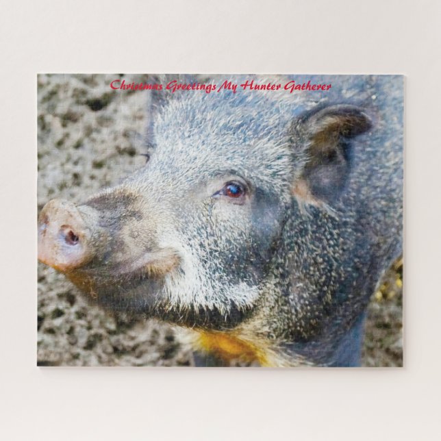 Quebra-cabeça Cartões de natal Meu Coletor de Caça (Horizontal)