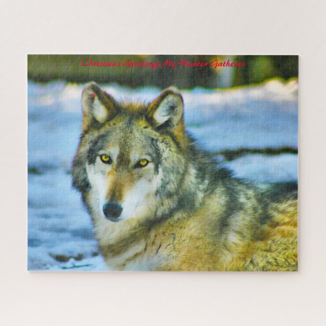 Quebra-cabeça Cartões de natal Meu Coletor de Caça (Horizontal)
