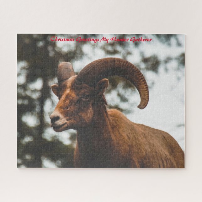 Quebra-cabeça Cartões de natal Meu Coletor de Caça (Horizontal)