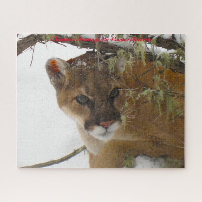Quebra-cabeça Cartões de natal Meu Coletor de Caça (Horizontal)