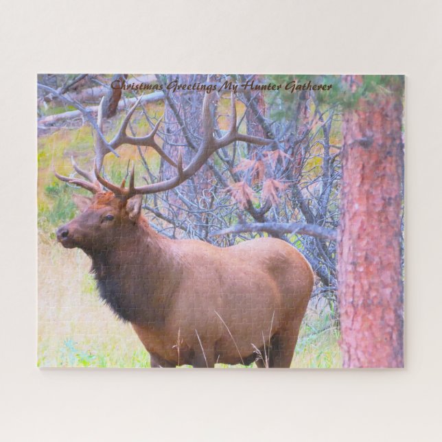 Quebra-cabeça Cartões de natal Meu Coletor de Caça (Horizontal)