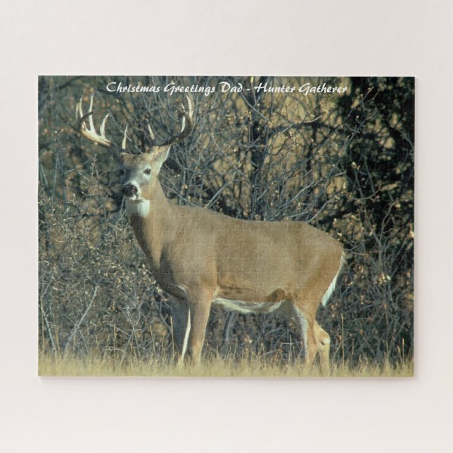 Quebra-cabeça Cartões de natal Meu Coletor de Caça (Horizontal)