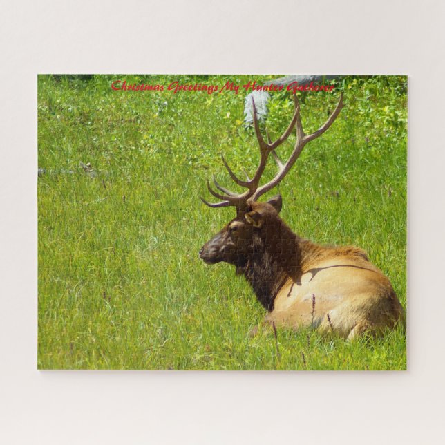 Quebra-cabeça Cartões de natal Meu Coletor de Caça (Horizontal)