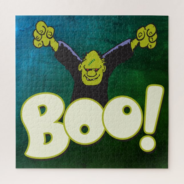 Quebra-cabeça Cartoon Frankenstein Monster Halloween (Vertical)
