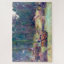 Quebra-cabeça Carvoeiros Rachadores de Lenha Tom Roberts 1886  