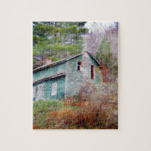 Quebra-cabeça Casa abandonada e Arte Digital de Caminhão