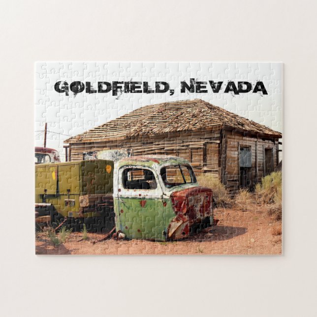 Quebra-cabeça Casa Abandonada Em Goldfield Nevada (Horizontal)