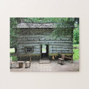 Quebra-cabeça Casa Appalachian em Mabry Mill, Virginia