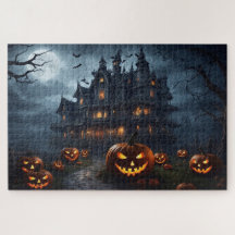 Casa assombrada e Jack-O-Lanternas