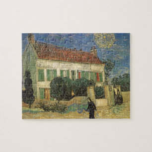 Quebra-cabeça Casa branca na noite por Vincent van Gogh