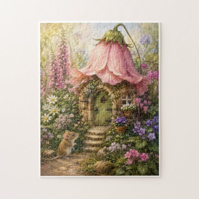 Quebra-cabeça Casa da Fada das Flores (Vertical)
