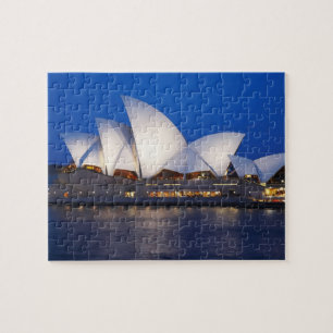 Quebra-cabeça Casa da Ópera de Sydney à Noite, Sydney, Nova Gale