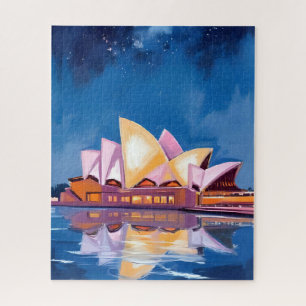 Quebra-cabeça Casa da Ópera de Sydney, Pintura da Austrália