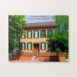 Quebra-cabeça Casa de Abraham Lincoln.