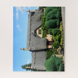 Quebra-cabeça Casa de campo do telhado Thatched em lascar