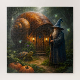 Quebra-cabeça Casa de caracol de feiticeiro floresta encantada 6