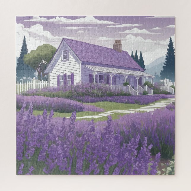 Quebra-cabeça Casa de Lavanda (Vertical)