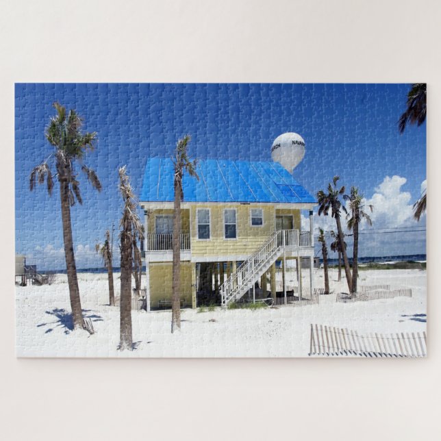 Quebra-cabeça Casa de Praia na Flórida (Horizontal)