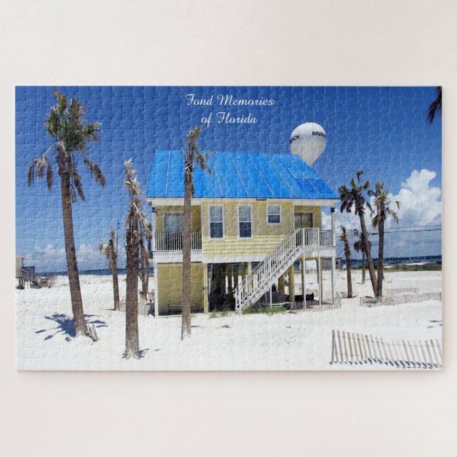 Quebra-cabeça Casa de Praia na Flórida Jigsaw Puzzle (Horizontal)