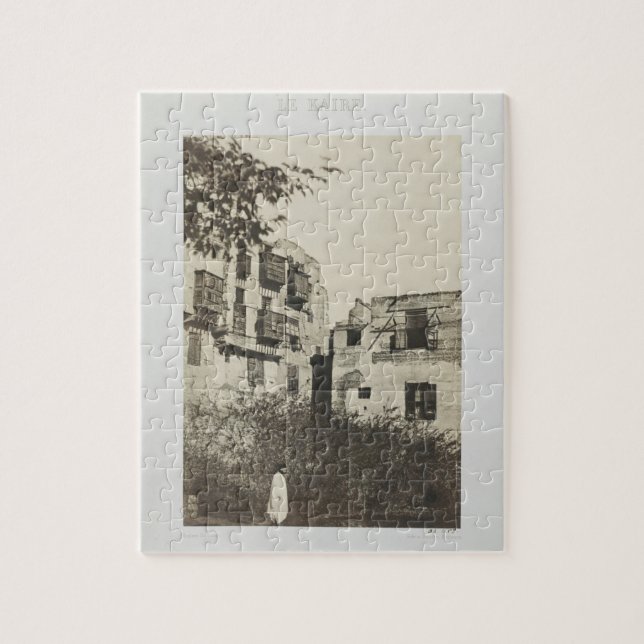 Quebra-cabeça Casa e jardim no bairro francês, Egipto, 185 (Vertical)