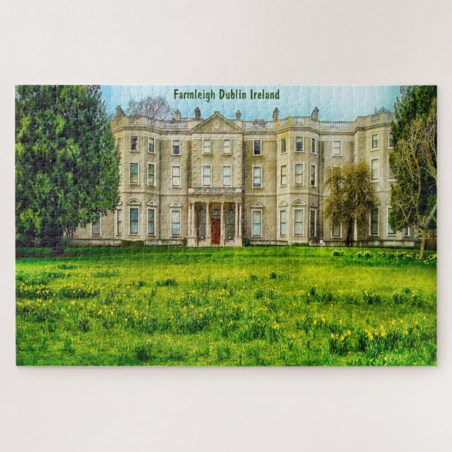 Quebra-cabeça Casa Farmleigh Dublin Irlanda (Horizontal)