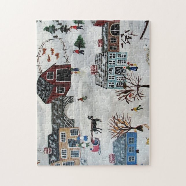 Quebra-cabeça Casa para os Hoildays (Vertical)