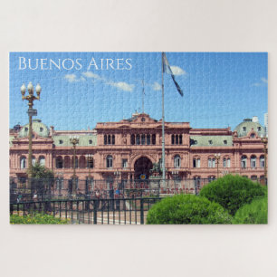 Quebra-cabeça casa rosada buenos