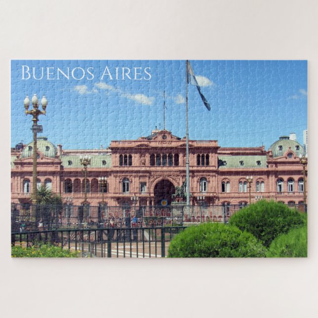 Quebra-cabeça Casa rosada buenos aires (Horizontal)
