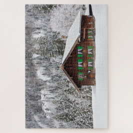 Quebra-cabeça Casa tradicional de madeira na Baviera, Alemanha