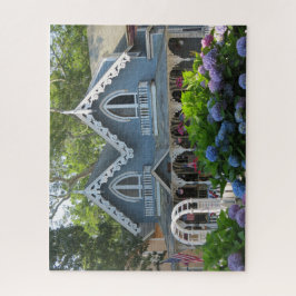 Quebra-cabeça Casa Vitoriana em Azul - Martha's Vineyard