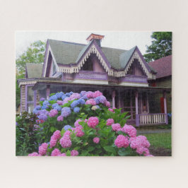 Quebra-cabeça Casa Vitoriana Roxa - Martha's Vineyard