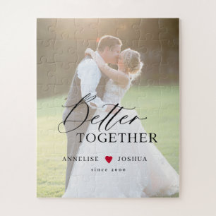 Quebra-cabeça Casal de casamento personalizado