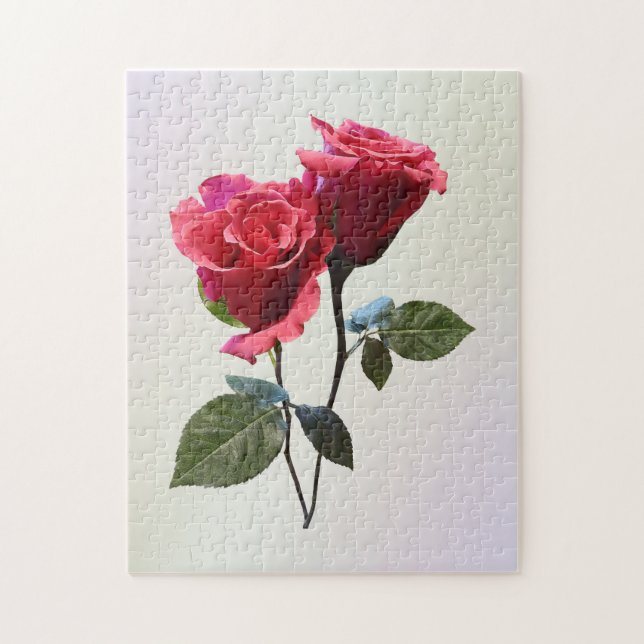 Quebra-cabeça Casal de Rosas (Vertical)