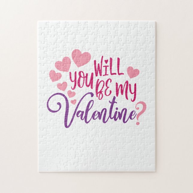 Quebra-cabeça Casal Presente Você Será Meu Namorados (Vertical)