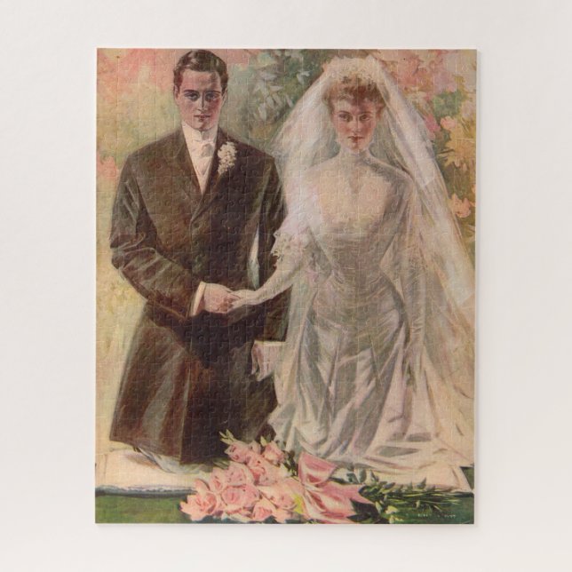 Quebra-cabeça Casamento Edwardian de 1906 (Vertical)