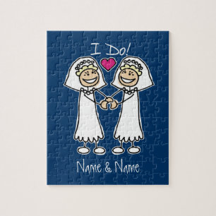 Quebra-cabeça Casamento lésbico Bridal