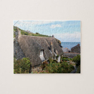 Quebra-cabeça Casas de campo na fotografia de Cadgwith Cornualha