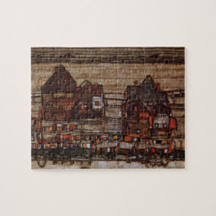 Quebra-cabeça Casas de lavandaria (Seeburg II) por Egon Schiele