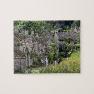 Quebra-cabeça Casas de pedra Cotswold na aldeia de