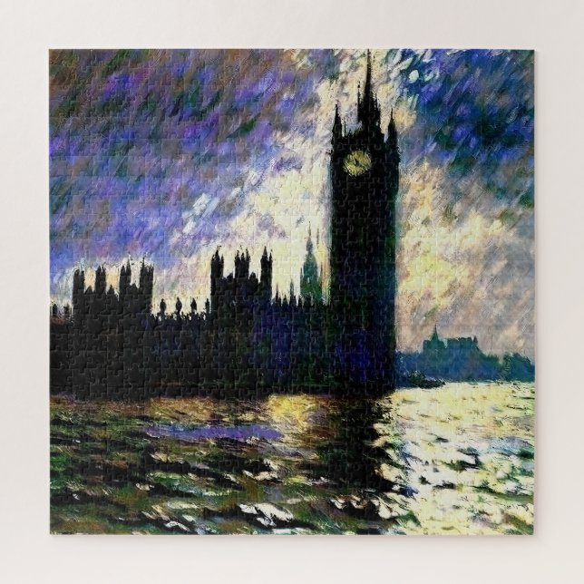 Quebra-cabeça Casas impressionistas do Parlamento (Vertical)