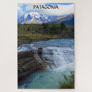 Quebra-cabeça cascata de patagônia