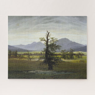 Quebra-cabeça Caspar David Friedrich "arte da árvore solitária
