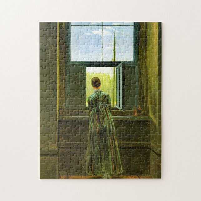 Quebra-cabeça Caspar David Friedrich Woman em uma janela (Vertical)