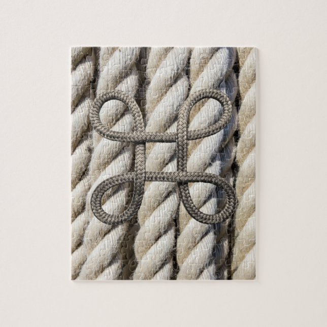 Quebra-cabeça Castanho Madeira Coroa (Vertical)