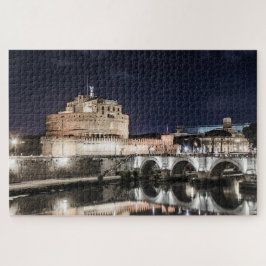 Quebra-cabeça Castel Sant Angelo à noite em Roma