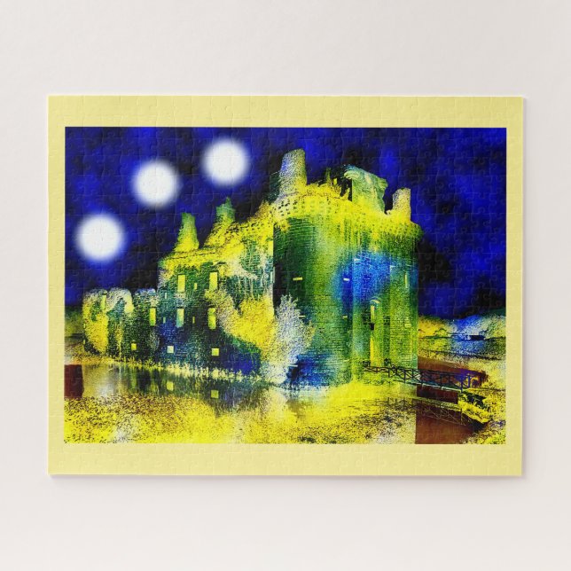 Quebra-cabeça Castelo assombrado (Horizontal)