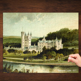 Quebra-cabeça Castelo Balmoral 1897 Restaurado Alta Resolução