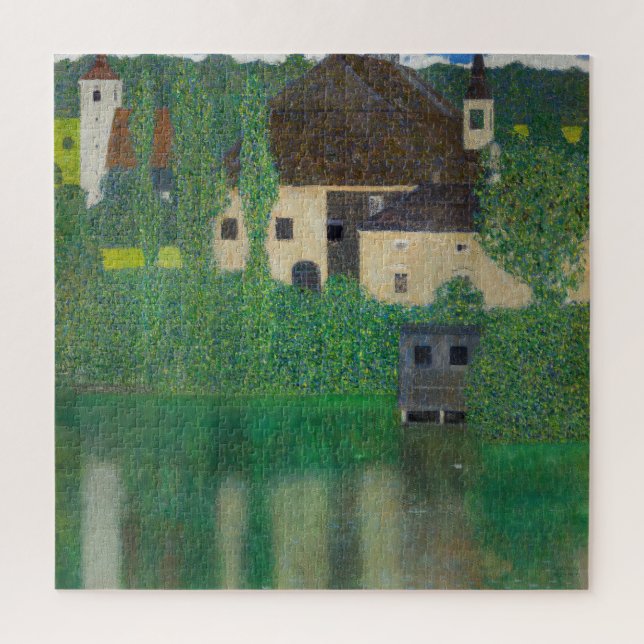Quebra-cabeça Castelo de Água de Gustav Klimt (Vertical)
