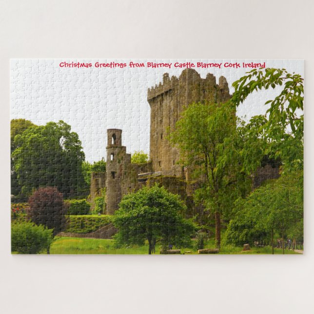 Quebra-cabeça Castelo de Blarney Blarney Cork Irlanda. Quebra-ca (Horizontal)