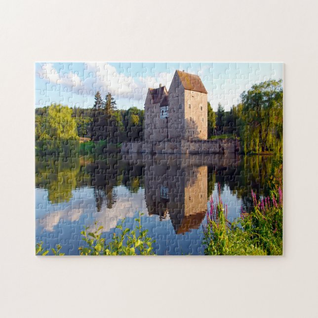 Quebra-cabeça Castelo de Brennhausen Alemanha. (Horizontal)